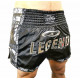 Kickboks broekje glamour silver Legend Trendy  - Maat: XXL