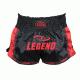 Legend Trendy, Nieuwste Model Kickboks broekje Mesh Rood  - Maat: M