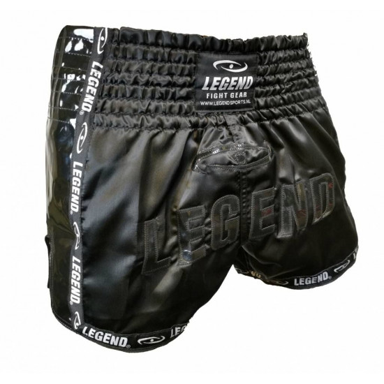 Kickboks broekje glamour black Legend Trendy  - Maat: XS