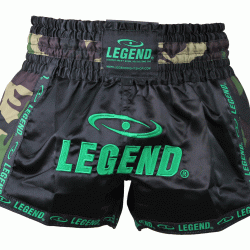 Kickboks broekje Camo Army Legend Trendy  - Maat: L