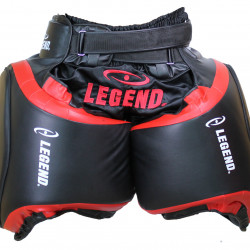 Leg Protector Black Red - Default