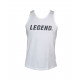 Tank Top heren wit Legend  - Maat: XS