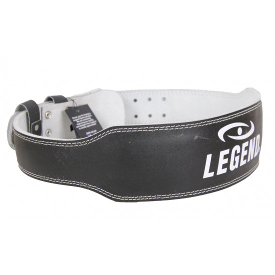 Fitness Riem zwart Leder Legend - Maat: XL Fitness Riem zwart Leder Legend - Maat: XL