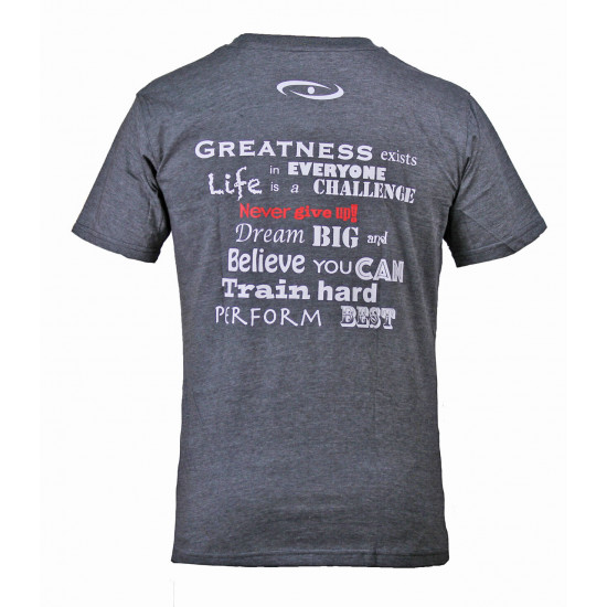 t-shirt army grijs Legend inspiration quote - Maat: 4XS