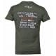 t-shirt army green Legend inspiration quote - Maat: M t-shirt army green Legend inspiration quote - Maat: M