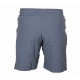 Korte broek/short Legend met rits vakken mat grijs - Maat: 4XS