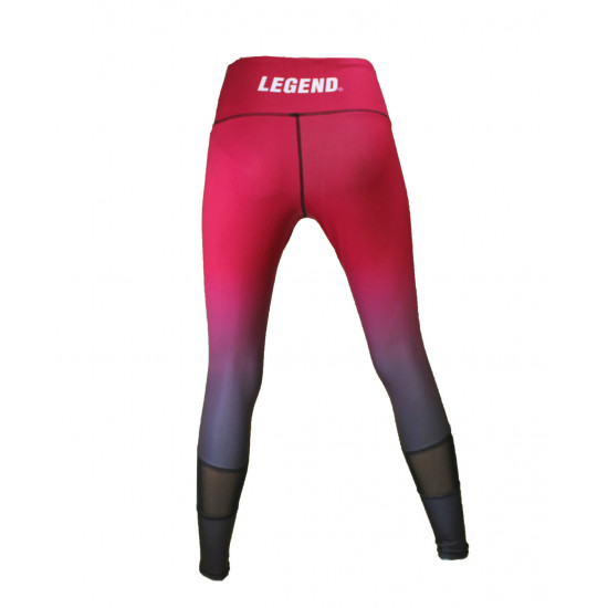 Sportlegging dames Legend Crimson rood - Maat: M