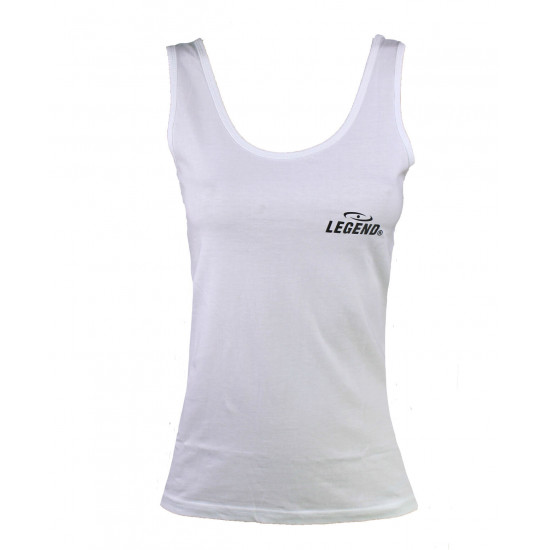 Tank Top dames wit Legend - Maat: 3XL