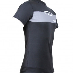 t-shirt zwart Legend grijs vlak - Maat: XS