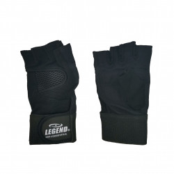 Fitness Handschoenen Legend Mesh zwart - Maat: L