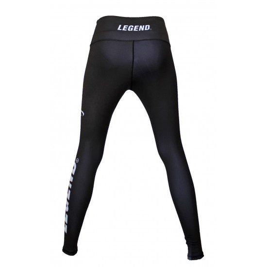 Sportlegging dames Legend Zwart/wit - Maat: M