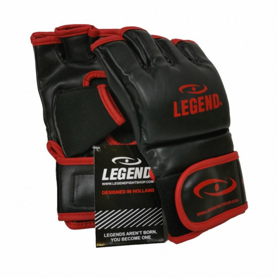 Bokszak/MMA handschoenen Legend Flow zwart/rood - Maat: S Bokszak/MMA handschoenen Legend Flow zwart/rood - Maat: S