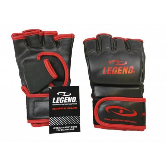 Bokszak/MMA handschoenen Legend Flow zwart/rood - Maat: S