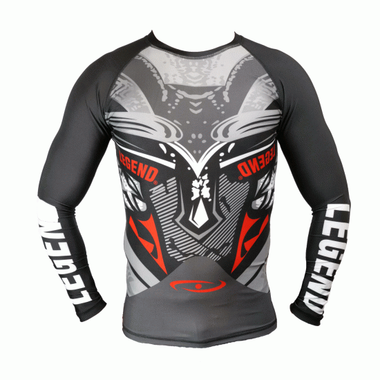 Sportshirt Legend DryFit Spartan lange mouwen Sublimation - Maat: M