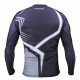 Sportshirt Legend DryFit Zwart/grijs lange mouwen Sublimation - Maat: M
