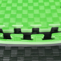 Legend Puzzelmat sport 4CM Groen/Zwart - Default