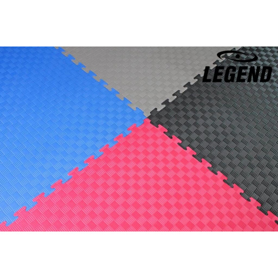 Legend Puzzelmat sport 4CM Zwart/Grijs - Default