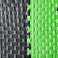 Legend Puzzelmat sport 4CM Groen/Zwart - Default