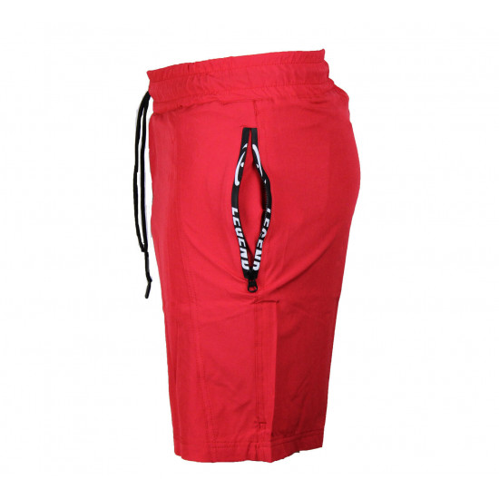 Korte broek/short Legend met rits vakken Rood - Maat: 4XS