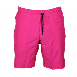Korte broek/short Legend met rits vakken neon roze - Maat: 3XS