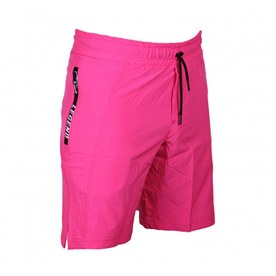 Korte broek/short Legend met rits vakken neon roze - Maat: 4XS Korte broek/short Legend met rits vakken neon roze - Maat: 4XS