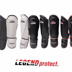 Scheenbeschermers Legend Best zwart - Maat: L