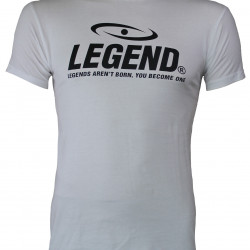 t-shirt wit Slimfit Legend - Maat: XXXL