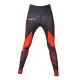 Sportlegging dames Legend Zwart/rood - Maat: XL