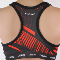 Sport BH DryFit Legend  Rood/zwart - Maat: XXS