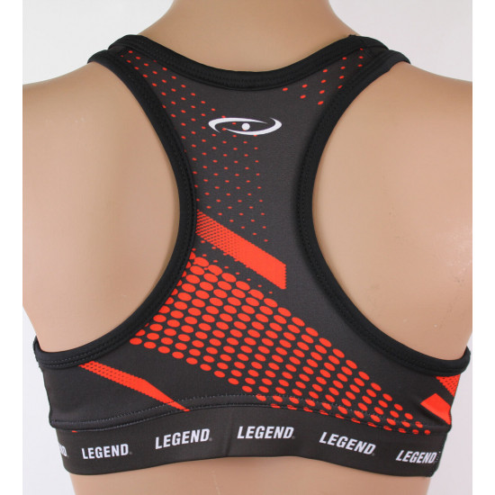 Sport BH DryFit Legend  Rood/zwart - Maat: XXL