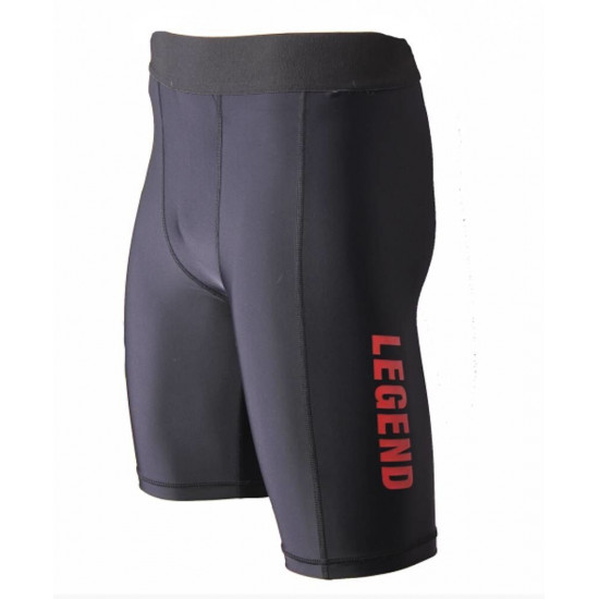 Legend DryFit short Zwart/Rood - Maat: S