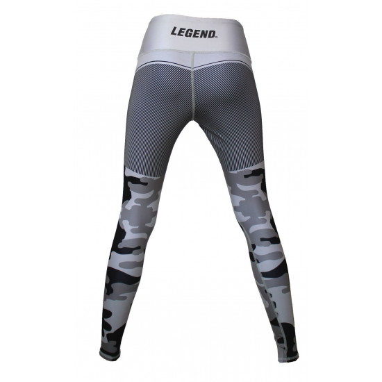 Sportlegging dames Legend Camo Grijs - Maat: XXS Sportlegging dames Legend Camo Grijs - Maat: XXS