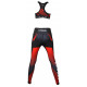 Sportlegging dames Legend Zwart/rood - Maat: XXL