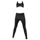 Sportlegging dames Legend Zwart/wit - Maat: XXS