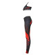 Sportlegging dames Legend Zwart/rood - Maat: XS