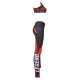 Sportlegging dames Legend Zwart/rood - Maat: L