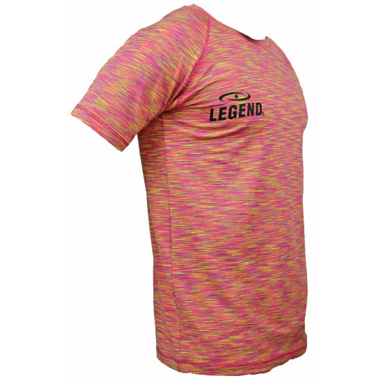 Sportshirt Legend DryFit Geel melange - Maat: XS