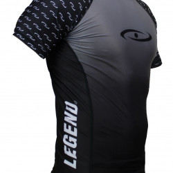 Sportshirt Legend DryFit zwart/grijs Sublimation - Maat: XS