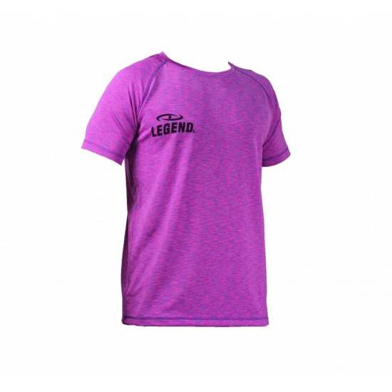 Sportshirt dames Legend DryFit Paars melange - Maat: XXXS