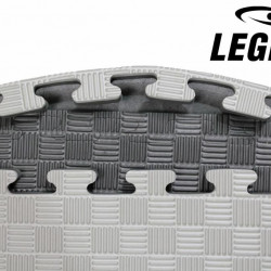 Legend Puzzelmat sport 2CM Zwart/Grijs - Default
