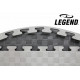 Legend Puzzelmat sport 2CM Zwart/Grijs - Default