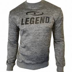 Trui/sweater dames/heren SlimFit Design Legend  Grijs - Maat: L