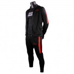 Trainingspak Legend DryFit zwart/Rood - Maat: XXS