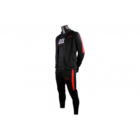 Trainingspak Legend DryFit zwart/Rood - Maat: 7-8 years