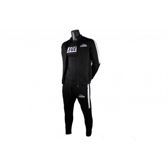 Trainingspak Legend DryFit zwart/wit - Maat: 3-4 years