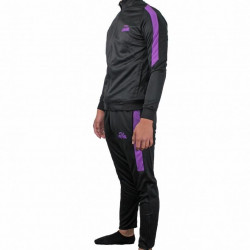 Trainingspak Legend DryFit zwart/Paars - Maat: XXS