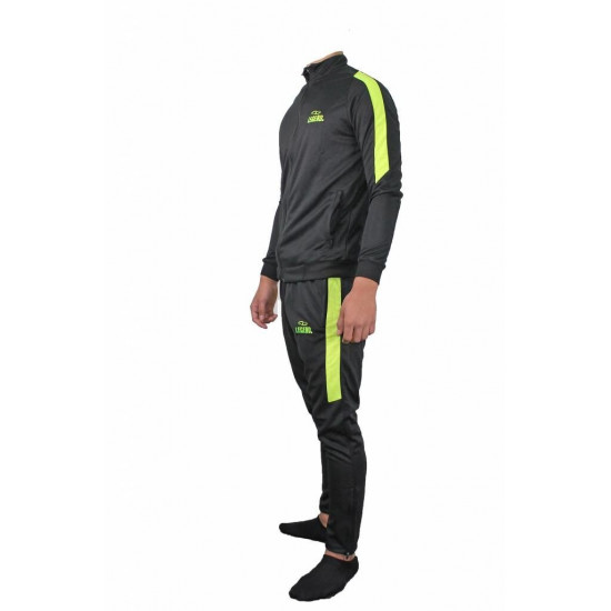 Trainingspak Legend DryFit zwart/Neon Geel - Maat: L