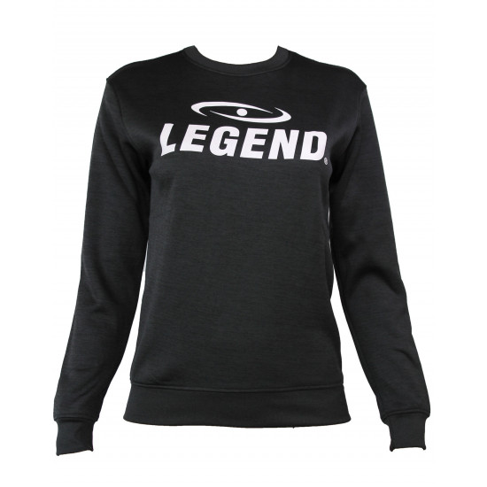 Trui/sweater dames/heren SlimFit Design Legend Zwart - Maat: XXS Trui/sweater dames/heren SlimFit Design Legend Zwart - Maat: XXS