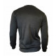 Trui/sweater dames/heren SlimFit Design Legend  Zwart - Maat: XL