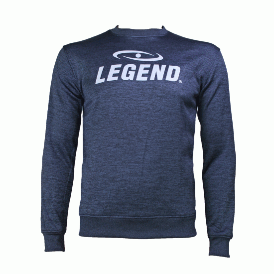 Trui/sweater dames/heren SlimFit Design Legend  Navy Blauw - Maat: XL